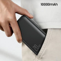 USAMS Powerbank PB63 3in1 10000mAh 20W Quick Charge US+EU Plug + Cables USB-C/Lightning/MicroUSB bla