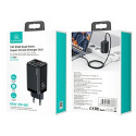 USAMS Lad. network. 1xUSB-C+1xUSB T47 65W (head only) PD Fast Charging Super Si black/black CC153TC0