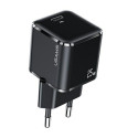 USAMS Lad. network. 1xUSB-C T42 mini 25W (head only) Super SI 5V-3A PD3.0 Fast Charging black/black 