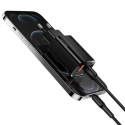 USAMS Lad. network. 1xUSB-C+1xUSB T35 20W (head only) PD3.0 +QC3.0 Fast Charging black/black CC121TC