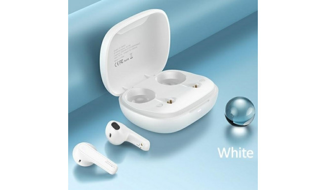 USAMS Bluetooth 5.0 TWS SMseries Wireless Headphones White/White BHUSM01 (US-SM001)
