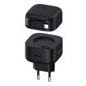 USAMS Lad. network. 1xUSB-C with retractable cable Lighning Retractable PD+QC 35W Gan Fast Charging  USAMS Lad. network. 1xUSB-C with retractable cable Lighning Retractable PD+QC 35W Gan Fast Charging