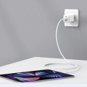 USAMS Lad. network. 2xUSB-C+1xUSB 65W (head only) GaN PD3.0 +QC3.0 Fast Charging white/white Sandru 