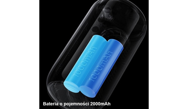 USAMS YC Series Bluetooth 5.0 10W veekindel juhtmevaba kõlar rihmaga must YC01