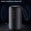 USAMS YC Series Bluetooth 5.0 10W Waterproof Wireless Speaker with Lanyard black/black YC011YX01(US-