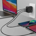 ENERGEA charging. network. 1xUSB+2xUSB-C PD-PPS-QC 3.0 66W 2C1A black/black US+EU Travelite GAN66