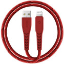 ENERGEA Nyloflex USB cable - Lightning Charge and Sync C89 MFI 1.5m red/red