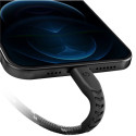 ENERGEA Nyloflex USB - Lightning Charge and Sync C89 MFI cable 1.5m black/black
