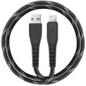 ENERGEA Nyloflex USB - Lightning Charge and Sync C89 MFI cable 1.5m black/black