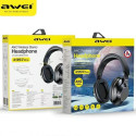 AWEI A997 Pro ANC Bluetooth on-ear headphones black/black