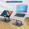 AWEI X46 rotating desk holder for a laptop black/black