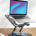 AWEI X46 rotating desk holder for a laptop black/black