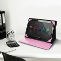 Blun universal case for tablet 12.4" UNT pink/pink