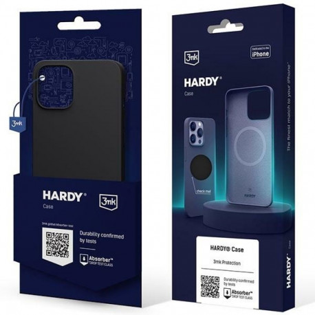 3MK Hardy Case iPhone 14 Plus / 15 Plus6.7" gray/graphite MagSafe