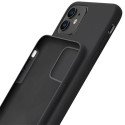 3MK Silicone Case iPhone 11 / Xr 6.1" black/black