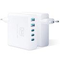 3MK HyperCharger 140W 3xUSB-C + 2xUSB wall charger GAN, PD+QC