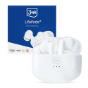 3MK LifePods wireless Bluetooth headphones with active ANC, white