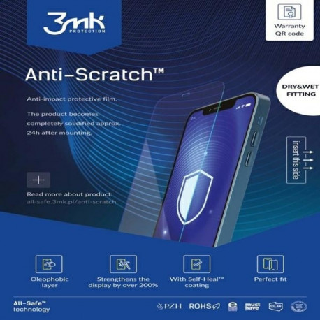 3MK All-In-One SilverProtection+ Phone dry/wet mounting Sold in sets of 5, price is for 1 pc.