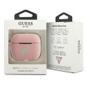 Guess GUACAPLSVSPG AirPods Pro cover pink/pink green Silicone Vintage