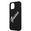 Guess GUHCP12LLSVSBW iPhone 12 Pro Max 6.7" black white hardcase Silicone Vintage