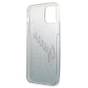 Guess GUHCP12LPCUGLSBL iPhone 12 Pro Max 6.7" blue/blue hardcase Glitter Gradient Script