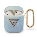 Guess GUACA2TPUMCGC02 AirPods 1/2 cover blue/blue Tie & Dye Collection