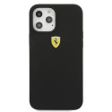 Ferrari FESSIHCP12LBK iPhone 12 Pro Max 6.7" black/black hardcase On Track Silicone