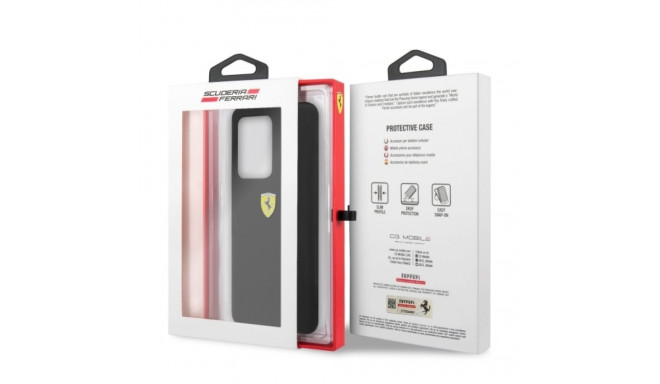 Ferrari Hardcase FESSIHCS69BK Samsung Galaxy S20 Ultra (G988) must silikoonkollektsioon