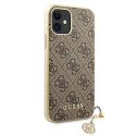 Guess GUHCN61GF4GBR iPhone 11 / Xr 6.1" brown/brown hard case 4G Charms Collection