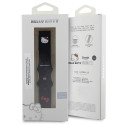 Hello Kitty Universal Strap HKUWLSCHBLK Silicone Kitty Head black/black 22mm