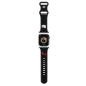 Hello Kitty HKAWMSCHBLK Apple Watch Strap 38/40/41mm black/black strap Silicone Kitty Head
