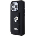 Karl Lagerfeld KLHCP13LGSAKCPK iPhone 13 Pro / 13 6.1" black/black hardcase Gripstand Saffiano Karl&