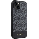 Guess GUHMP15SHGCFSEK iPhone 15 / 14 / 13 6.1" black/black hardcase GCube Stripes MagSafe