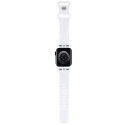 Hello Kitty HKAWMSDIEZK Apple Watch Strap 38/40/41mm black/black strap Silicone Bows & Stripes