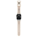 Hello Kitty HKAWMSCHBLE Apple Watch Strap 38/40/41mm beige/beige strap Silicone Kitty Head