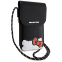 Hello Kitty Handbag HKOWBPSCKEK black/black Leather Hiding Kitty Cord