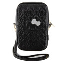 Hello Kitty Handbag HKPBPEKHBPK black/black Quilted Bows Strap