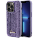 Guess GUHCP15LPSFDGSU iPhone 15 Pro 6.1" purple/purple hardcase Sequin Script Metal