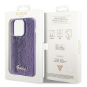 Guess GUHCP15LPSFDGSU iPhone 15 Pro 6.1" purple/purple hardcase Sequin Script Metal