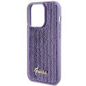 Guess GUHCP15LPSFDGSU iPhone 15 Pro 6.1" purple/purple hardcase Sequin Script Metal