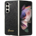 Guess GUHCZFD5HGGSHK F946 Z Fold5 black/black hardcase Glitter Script