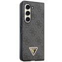 Guess GUHCZFD5P4TDPK F946 Z Fold5 black/black hardcase Leather 4G Diamond Triangle