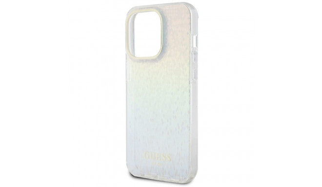 Guess GUHCP14XHDECMI iPhone 14 Pro Max 6.7" kõvakaanega IML faasitud peegel disko iridescent