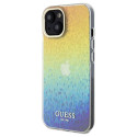 Guess GUHCP14SHDECMI iPhone 14 / 15 / 13 6.1" multicolor hardcase IML Faceted Mirror Disco Iridescen