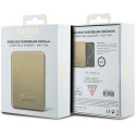 Guess Induction Powerbank 15W GUPBM5ALGSGD 5000mAh gold/gold MagSafe Metal Script Logo