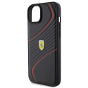 Ferrari FEHCP15MPTWK iPhone 15 Plus / 14 Plus 6.7" black/black hardcase Twist Metal Logo