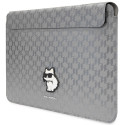 Karl Lagerfeld Sleeve KLCS14SAKHPCG 14" silver/silver Saffiano Monogram Choupette