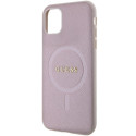 Guess GUHMN61PSAHMCP iPhone 11 / Xr 6.1" pink/pink hardcase Saffiano MagSafe
