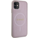 Guess GUHMN61PSAHMCP iPhone 11 / Xr 6.1" pink/pink hardcase Saffiano MagSafe