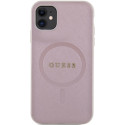 Guess GUHMN61PSAHMCP iPhone 11 / Xr 6.1" pink/pink hardcase Saffiano MagSafe
